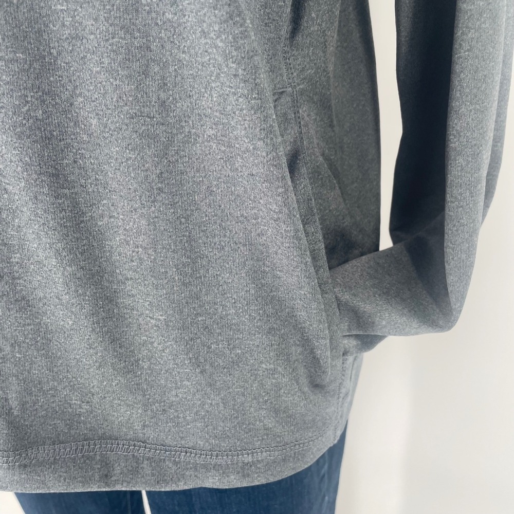 Champion Syracuse University Pullover Quarter Zip Long Sleeve Gray Women's XL - Picture 3 of 8
